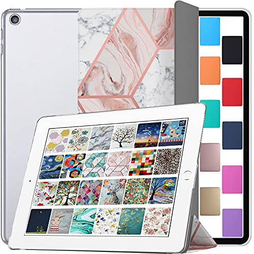DuraSafe Cases for iPad Air 1st 9.7 inch PC Cover A1474 MD785LL/A MD788LL/A MD788CH/A A1475 MD786LL/A MD789LL/A MD898LL/A ME906LL/A A1476 ME993LL/A ME999LL/A MF020LL/A MF021LL/A - Marble Pink