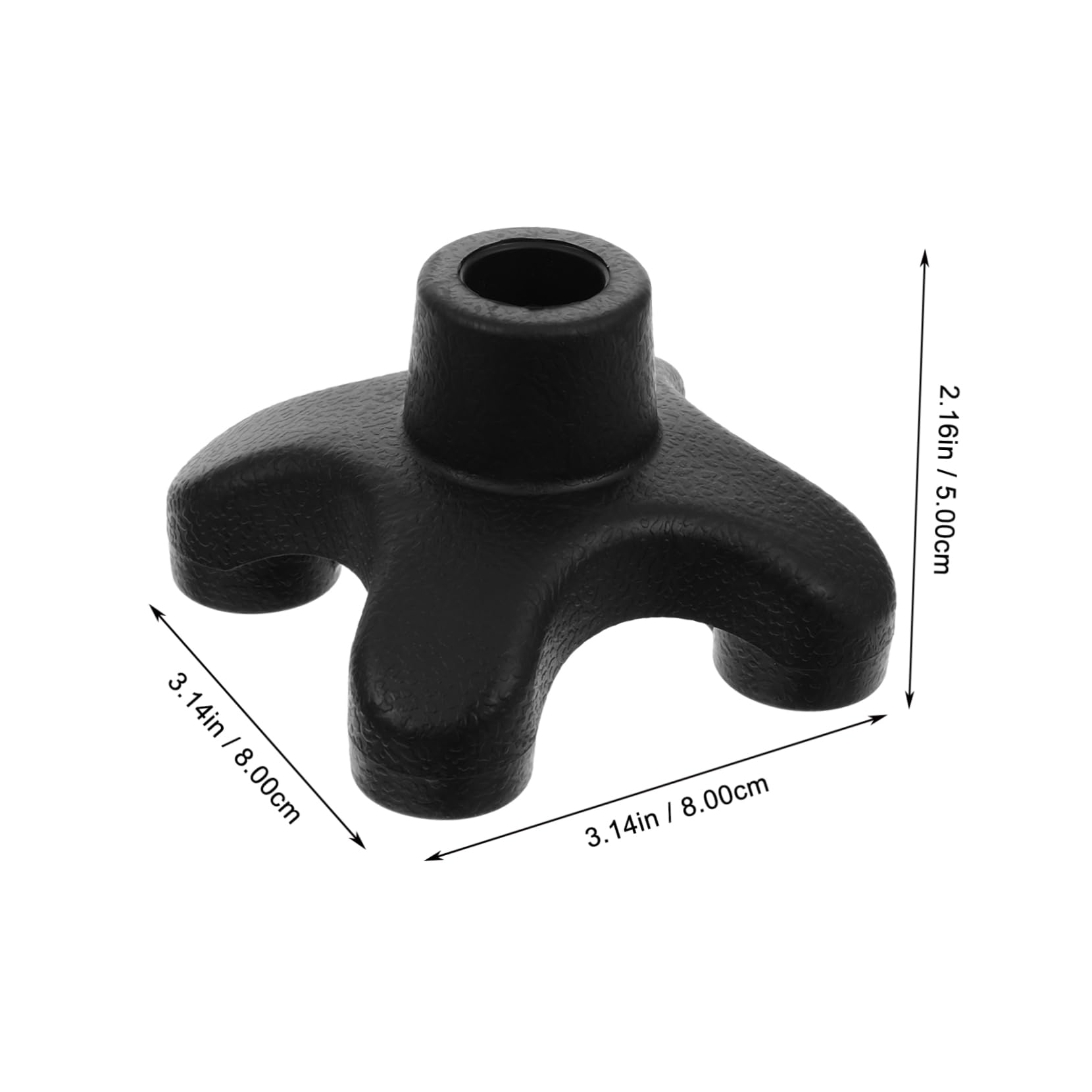 FRCOLOR Lot De 5 Pieds De Rechange Pour Bâtons De Marche Et De Randonnée Embouts Antidérapants En Caoutchouc