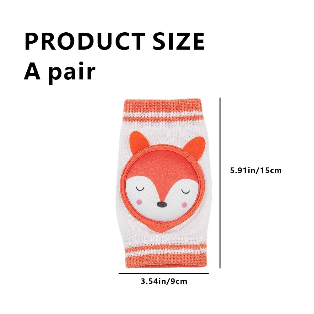 YPWangShengRui Baby Knee Pads 2 Pcs Breathable Baby Knee Warmers Anti Collision Baby Knee Protectors for Toddlers Babies Crawling and Learning to Walk