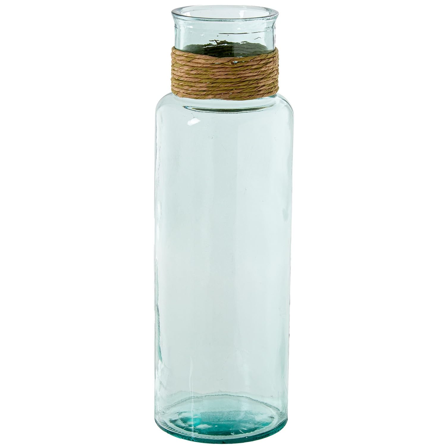 Vase de sol en verre 15x15x45 cm grand contenant pour décoration