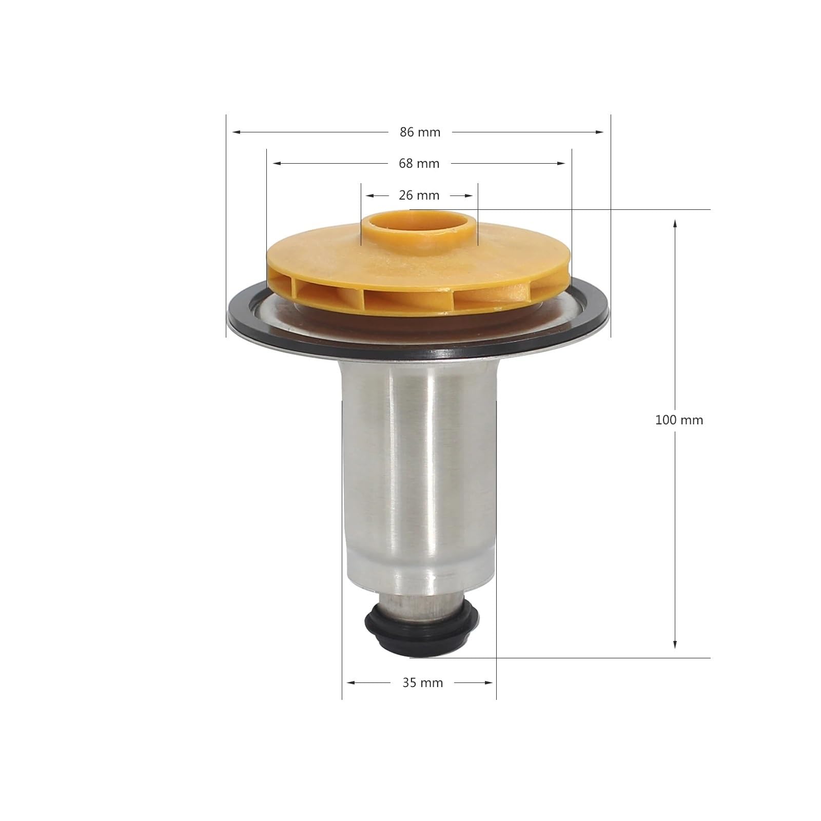 Il rotore del motore della pompa di circolazione dell'acqua del pezzo di ricambio della caldaia a gas lascia per applicare al potere 63W~83W