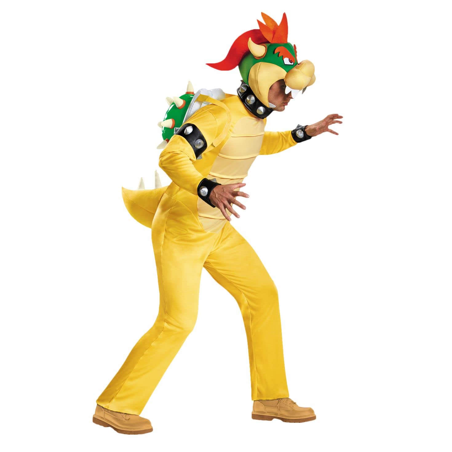 Disguise Men's Bowser Deluxe Adult Costume, Multi, X-Large