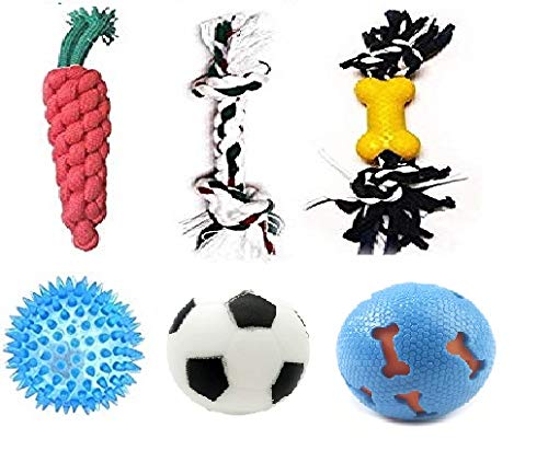 PSK PET MART Puppy Toys Dog Toys Combo of Toys Chew Toys Rope Toys Squeaky Toys Dog Ball Puppy Ball Puppy Teether Toy Puppy Chew Toys (Combo of 6) (B07Z664MZQ) Amazon Price History, Amazon Price Tracker
