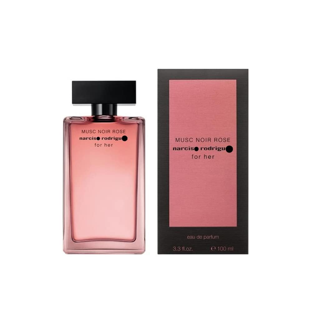 Narcis Musc Noir Rose for Her Eau de Parfum, 100 ml | Perfumy damskie, kwiatowy zapach, nuty piżma i róża, różowa butelka