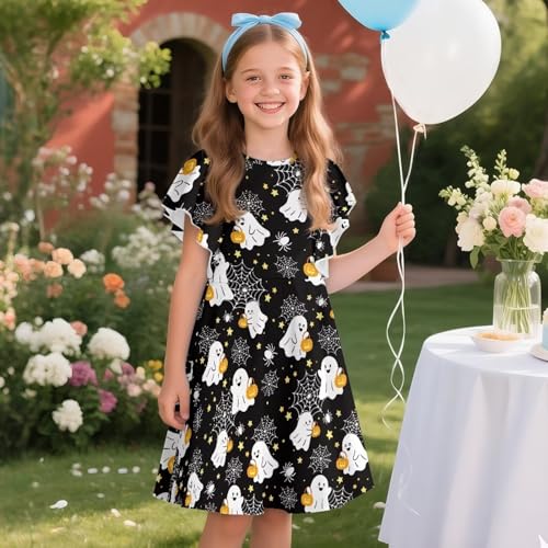 Puletasi Polynesian Print 2025 Girls Short Sleeve Ruffle Dress Hawaiian Kids Clothes Casual3