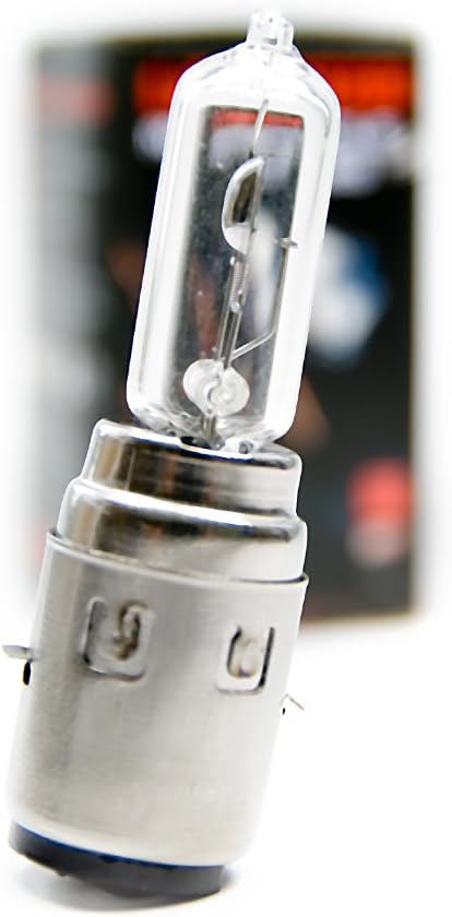 2 bombillas halógenas H6 BA20d para motocicleta, scooter, 35/35 W, bombilla blanca de 6 V