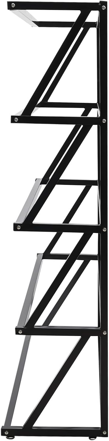 5 Tier Commercial Retail Display Rack, 220lbs Capacity Double Row Metal Wire Storage Organizer Rack with 10 Baskets, Fruit & Vegetable Storage Shelf for Supermarket, Kitchen, Office, Store