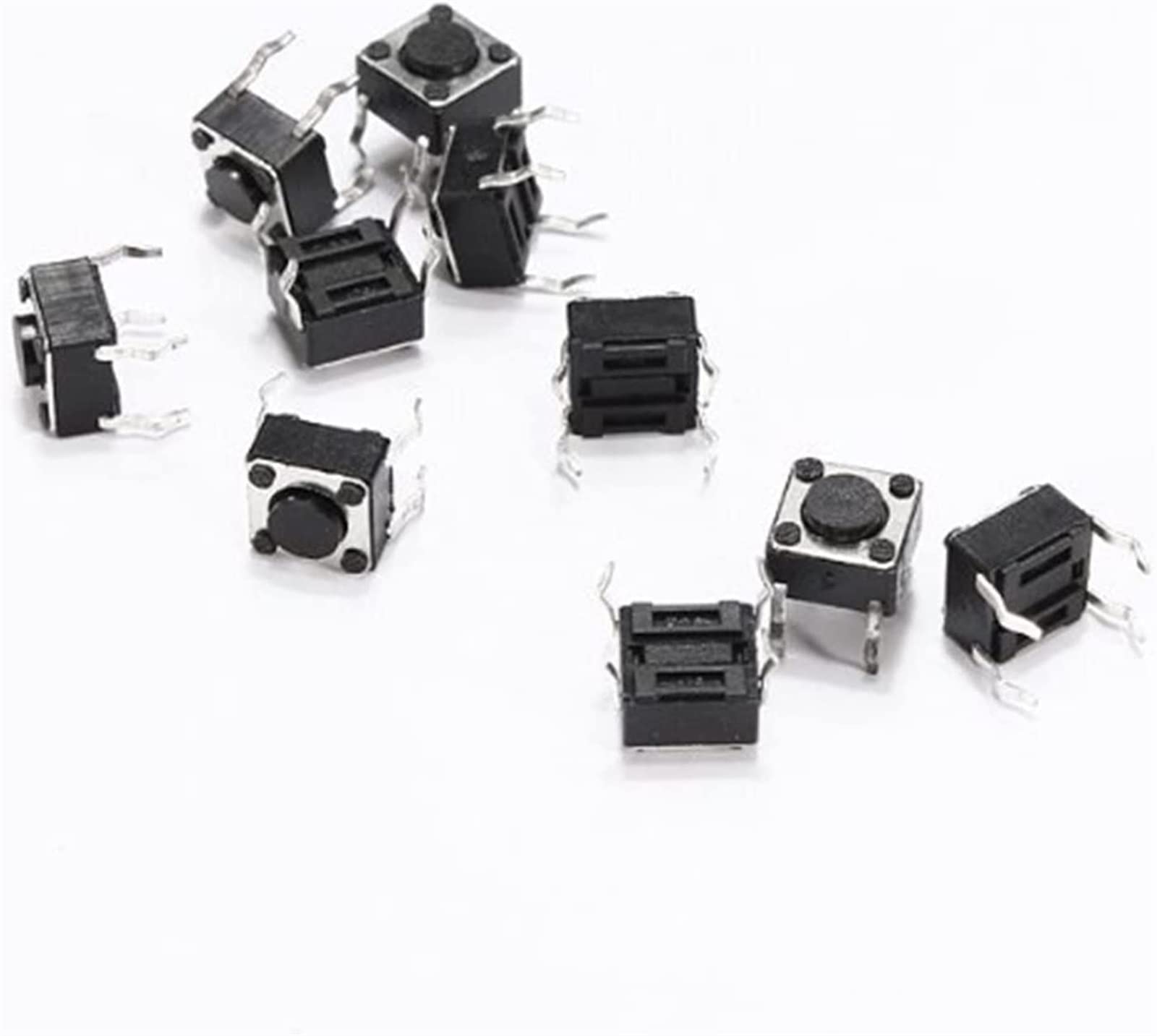 Interruttori Micro Interruttori 1000 PZ/LOTTO 6 * 6 * 5 MILLIMETRI 4 Piedi Verticale Touch Switch Micro Interruttore/Interruttore a Pulsante 6 * 6 * 5 6x6x5 interruttore industriale