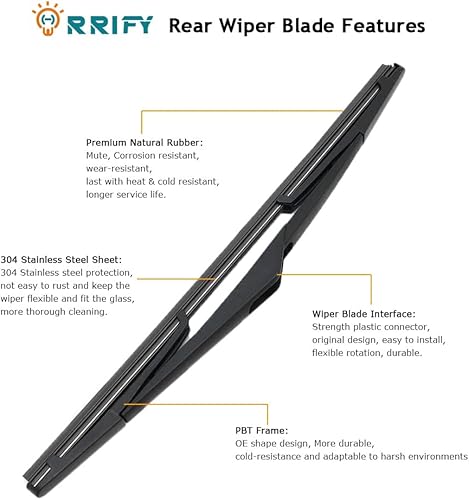 Miniatura 4 de Juego de limpiaparabrisas trasero CV6Z-17526-C para Ford Focus 2012-2018 HATCHBACK