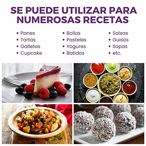 Miniatura 5 de Harina De Coco Ecológica Ideal Para Dietas Keto Harina De Coco 100 Vegana Y Libre De Alérgenos Harina Sin Gluten Ideal Para Repostería Y Panadería 1kg