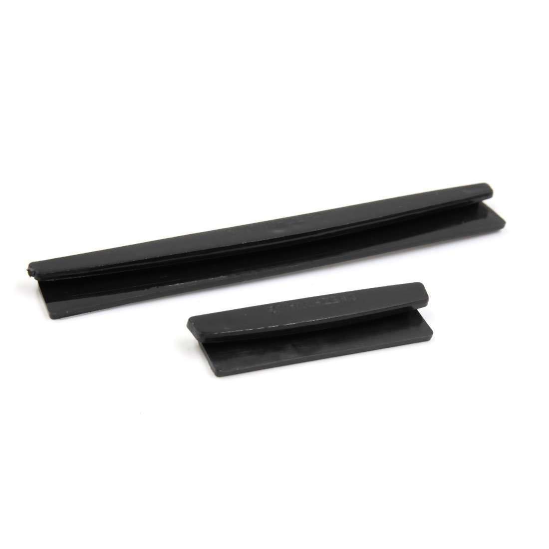 sourcingmap 8pcs Black Plastic Auto Car Body Door Side Edge Guard Protective Decor Strip, 20 x 12.5 x 3 cm - Image 2