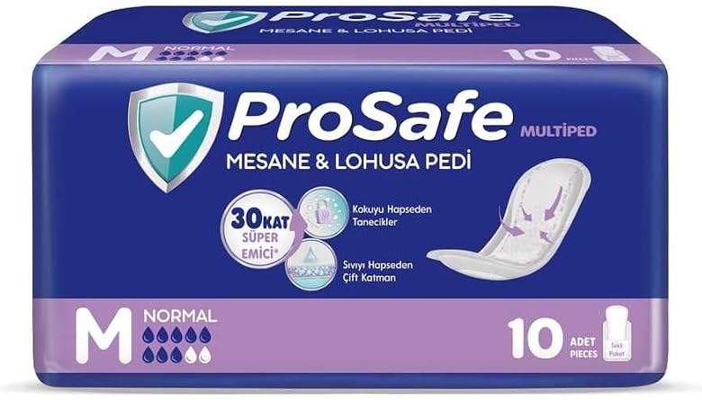 Prosafe Multiped Lohusa & Mesane Pedi Normal Medium 10 Lu X 4 Adet