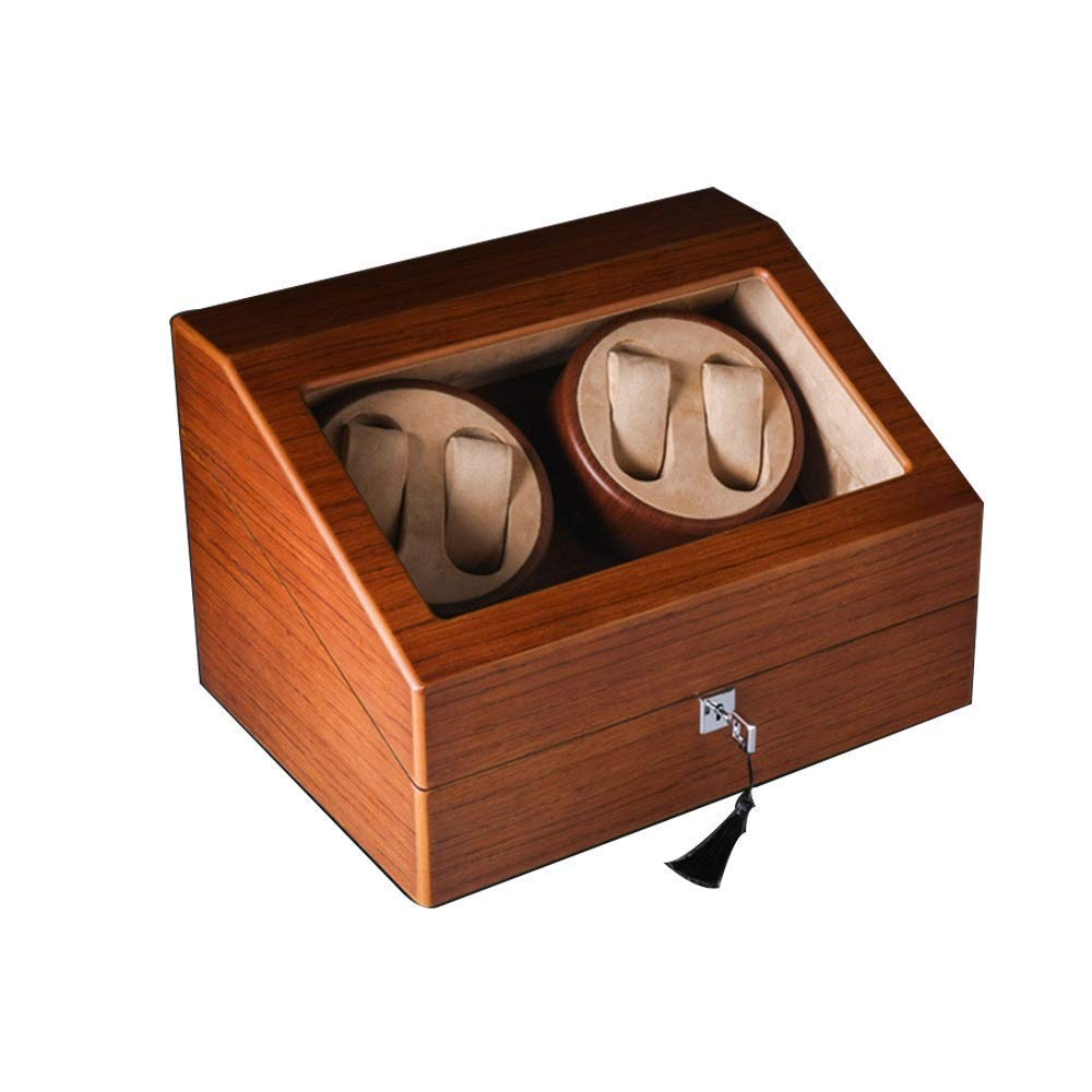Watch Winder for Automatic Watches with 2+3 Leather Compartment Watch Winder for Automatic Watches Gift of Heart