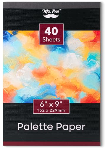 Mr. Pen- Disposable Paint Palette Paper Paint Pad 6 x 9 40 Sheets