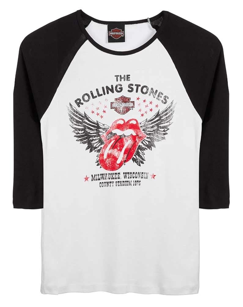T shirt harley davidson rolling stones Outlet