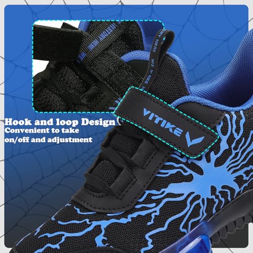Image of VITUOFLY Boys Girls Sneakers Kids Mesh Lightweight Running Tennis Shoes