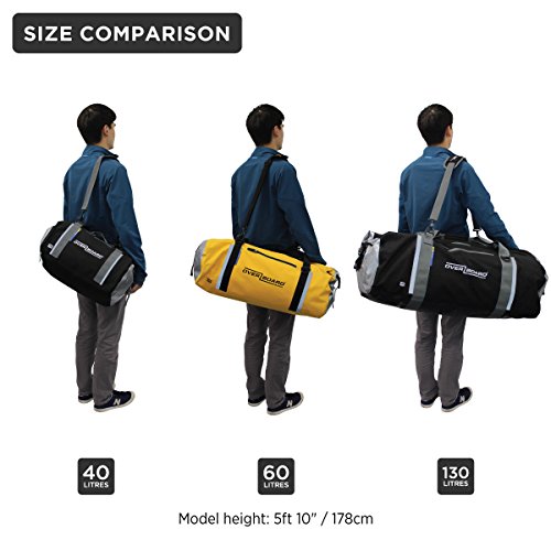 OverBoard Waterproof Classic Duffel Bag, Black, 130-Liter