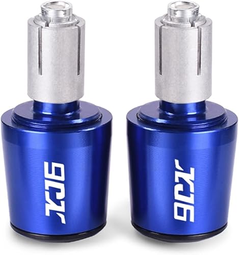 78" 22mm Motorcycle Handlebar EndsPlug Slider Handlebar End Grips Cap for Yamaha XJ6 XJ6N Diversion 2017 2018 2019 2020 2021 (Color  Blue)