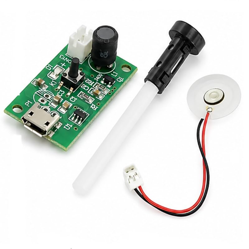Mist Maker Humidifier Type-C, 5V Atomization Disc 108KHz Mist Atomizer DIY Humidifier with PCB. Water shower mist module circuit fogger-image-38