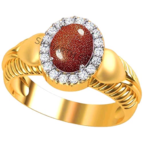 Bague pierre de soleil en plaqué or pour illuminer vos tenues quotidiennes