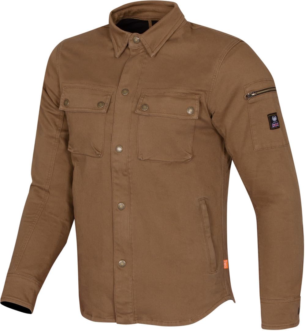 Merlin Brody D3O Jednowarstwowa koszulka motocyklowa, jasnobrązowy, 4XL