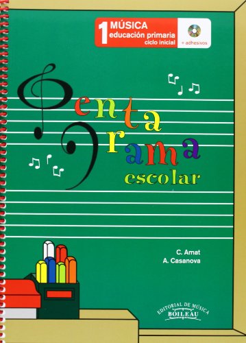 Pentagrama Escolar Música 1: Educación Primaria. Ciclo Inicial - 9788480207638