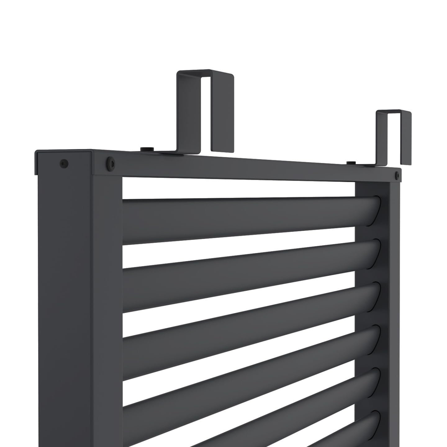 IDMarket - Lot de 2 persiennes pour pergola pans modulables Gris Anthracite