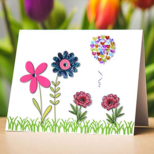 OOTSR Grass Die Cut, Die Cuts for Card Making, Metal Cutting Die, Embossing Stencil Template for DIY Paper Art Craft, Scrapbooking, Photo Album Decor