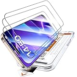 LK 3 Pack for iPhone 15 Pro Max Screen Protector Tempered Glass [One-Pull Install] [Auto-Dusting 0 Bubble] Military Grade Shatterproof, Full Coverage Top 9H Screen Protector for 15 Pro Max, HD Ultra
