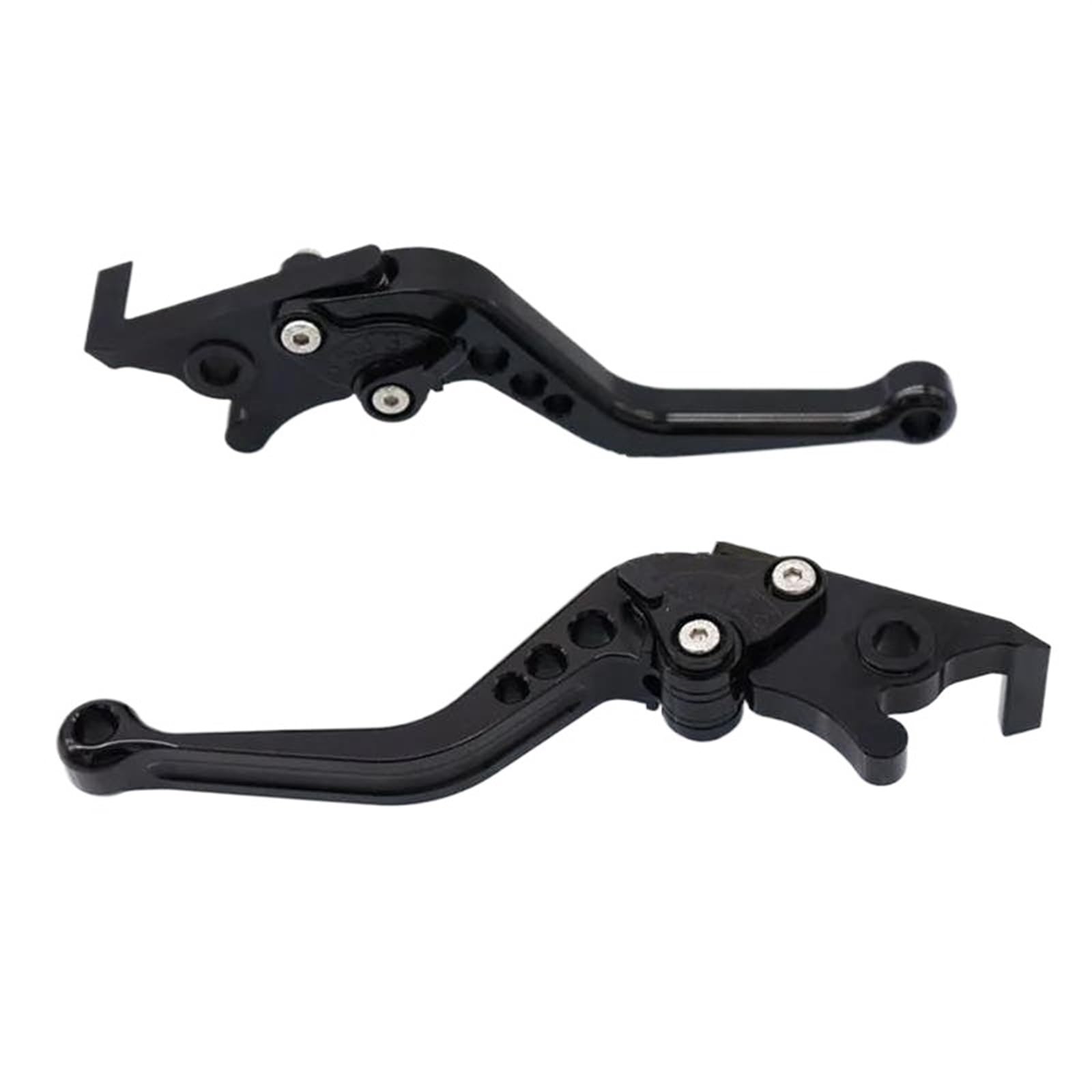 Leviers De Frein Et d'embrayage Courts CNC Accessoires De Moto pour Y&amaha FZS 600 FZS600 pour Fazer 1998 1999 2000 2001 2002 2003(Noir)