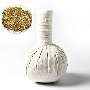 Kitama Kräuterstempel Thai Kräuter 200g (Gramm) 10 Stück – für traditionelle Massagen & Wellness – 100% natürliche Zutaten