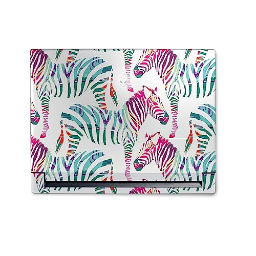 Image of MightySkins Skin Compatible with Alienware M18 R1 (2023) Full Wrap Kit - Zebra Mosaic | Protective, Durable, and Unique Vinyl Decal wrap Cover | Easy to Apply & Change Styles | Made in The USA