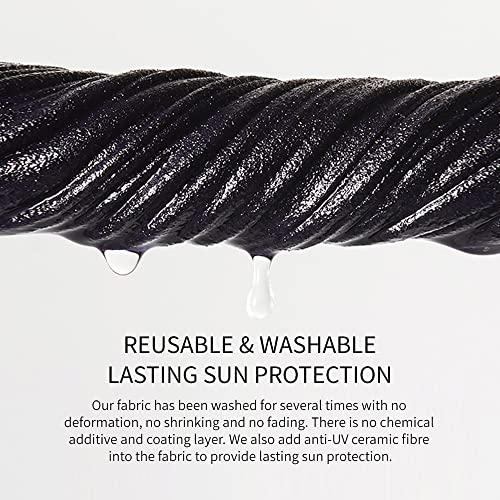 Kids Sun Visor Hat Wide Brim Roll-Up Foldable Adjustable Golf Tennis Cap Upf50+, Blue #TOP6