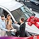 Zoe Deco Große Autoschleife (Rot, 58 cm / 23 Zoll), Geschenkschleifen, Geburtstagsschleife, Riesige Autoschleife, Autoschleifen, Große Rote Schleife, Weihnachtsschleifen für Autos, Geschenkverpackung