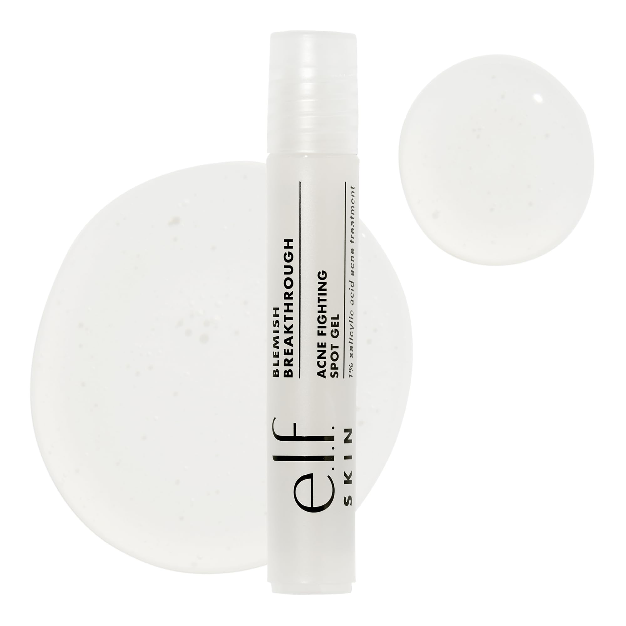 e.l.f. SKIN Blemish Breakthrough Blemish Fighting Spot Gel, Roll-on Blemish Spot Gel For Targeting & Treating Blemishes, Infused With Salicylic Acid