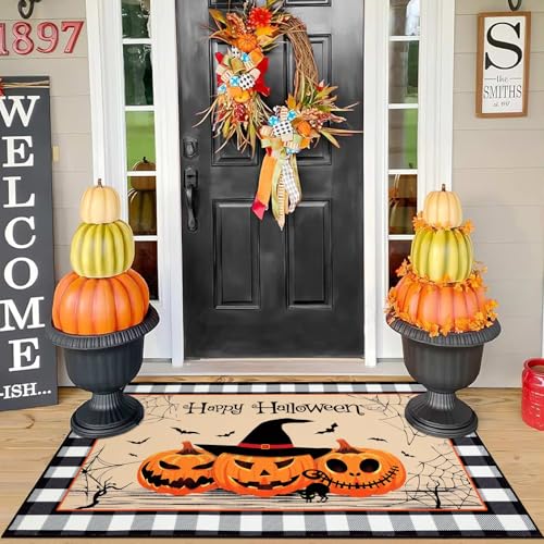 32 x48 Pauwer Halloween Pumpkin Door Mat 9.99 + Free Shipping w/ Prime or on 35+ + 40% Off Code PAUWERRUG - image 3