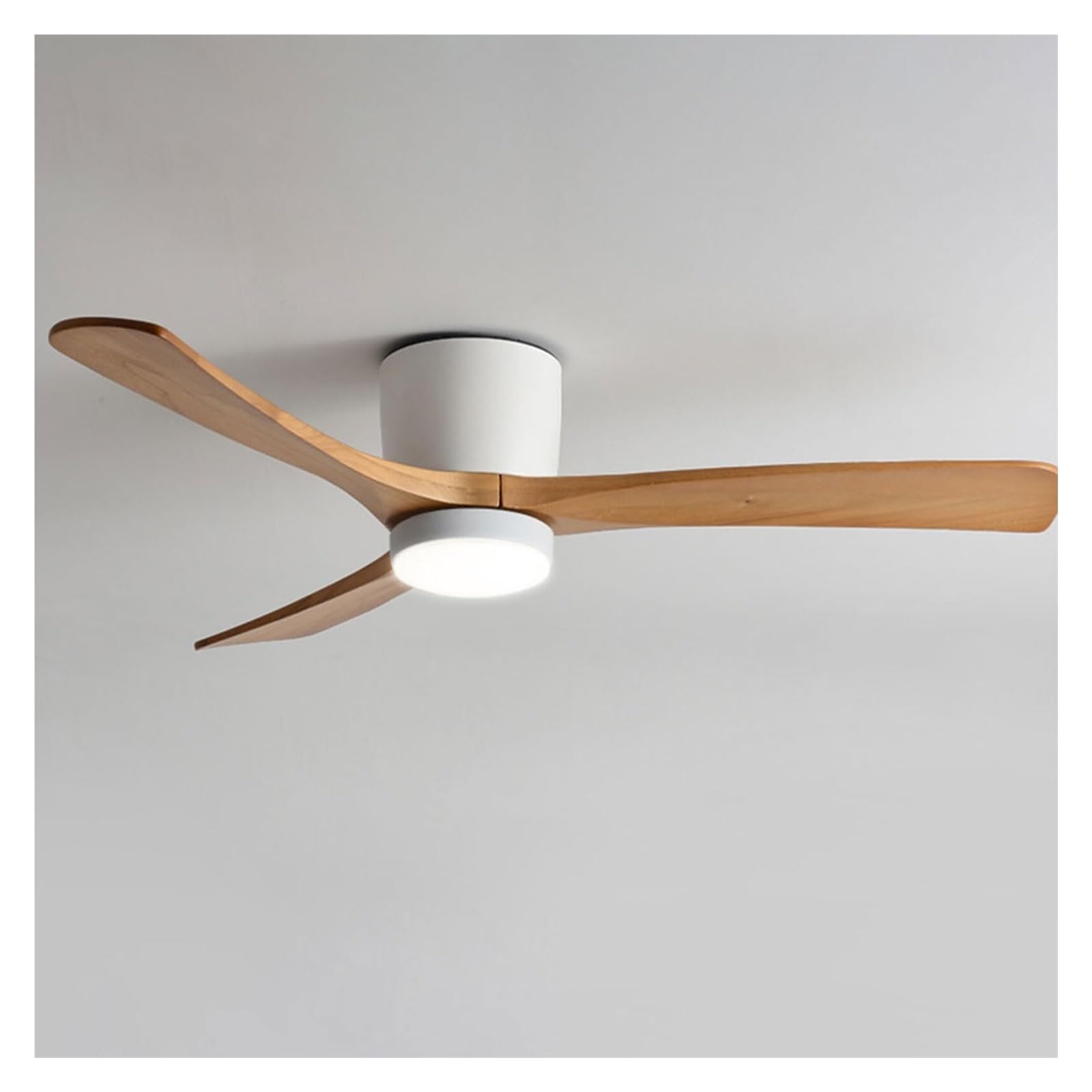 Quiet Ceiling Fan with Light Nordic Indoor Light Remote 6 Gear Wind Speed