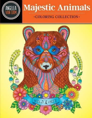 Hello Angel Majestic Animals Coloring Collection by Angelea Van Dam (2016-03-01)
