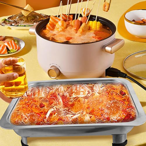Calentador de platos rectangular para buffet y banquetes al aire libre de catering 5