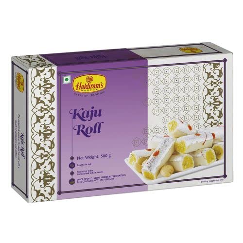 Haldiram's Nagpur Kaju Roll 500g pack of 1