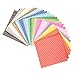 Dots and Stripes Patterned Cardstock Value Pack - 6 x 6 inches - 90 pieces
