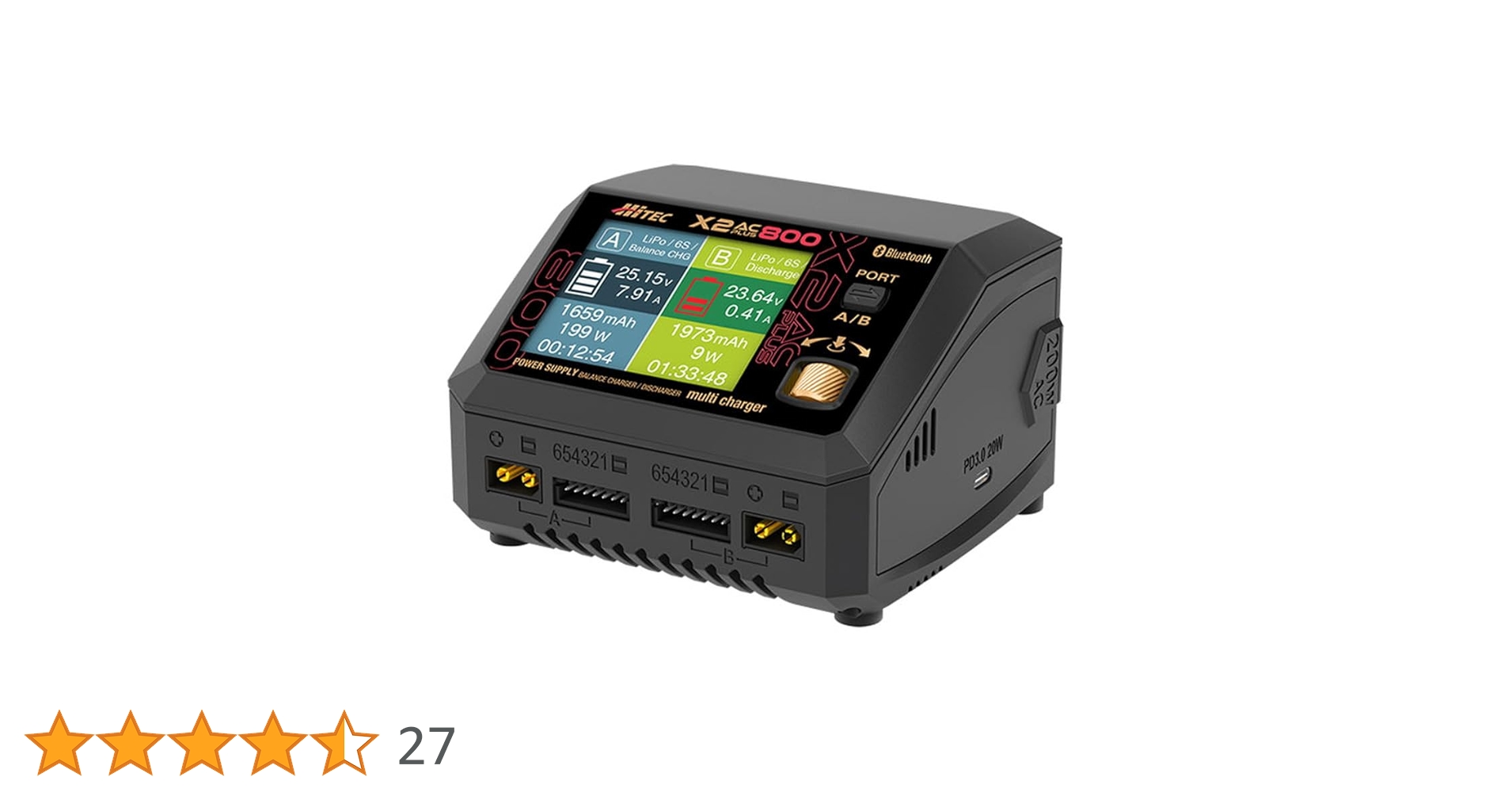 Amazon | ハイテック multi charger X2 AC PLUS 800 Gold