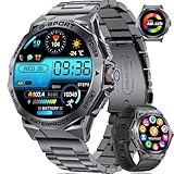 Smart Watch for Men Answer/Make Calls,1.43" AMOLED Screen Always Display Smartwatch with 400mAH,100+ Sport Modes,Fitness Sports Watch for Android iOS (EF3-A)