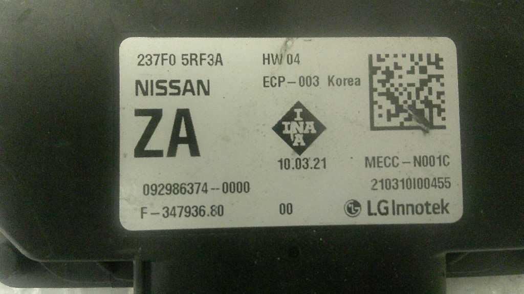 Engine ECM Control Module Fits 18-21 Compatible with Nissan Kicks Versa 237F0 5RF3A 237F05RF3A