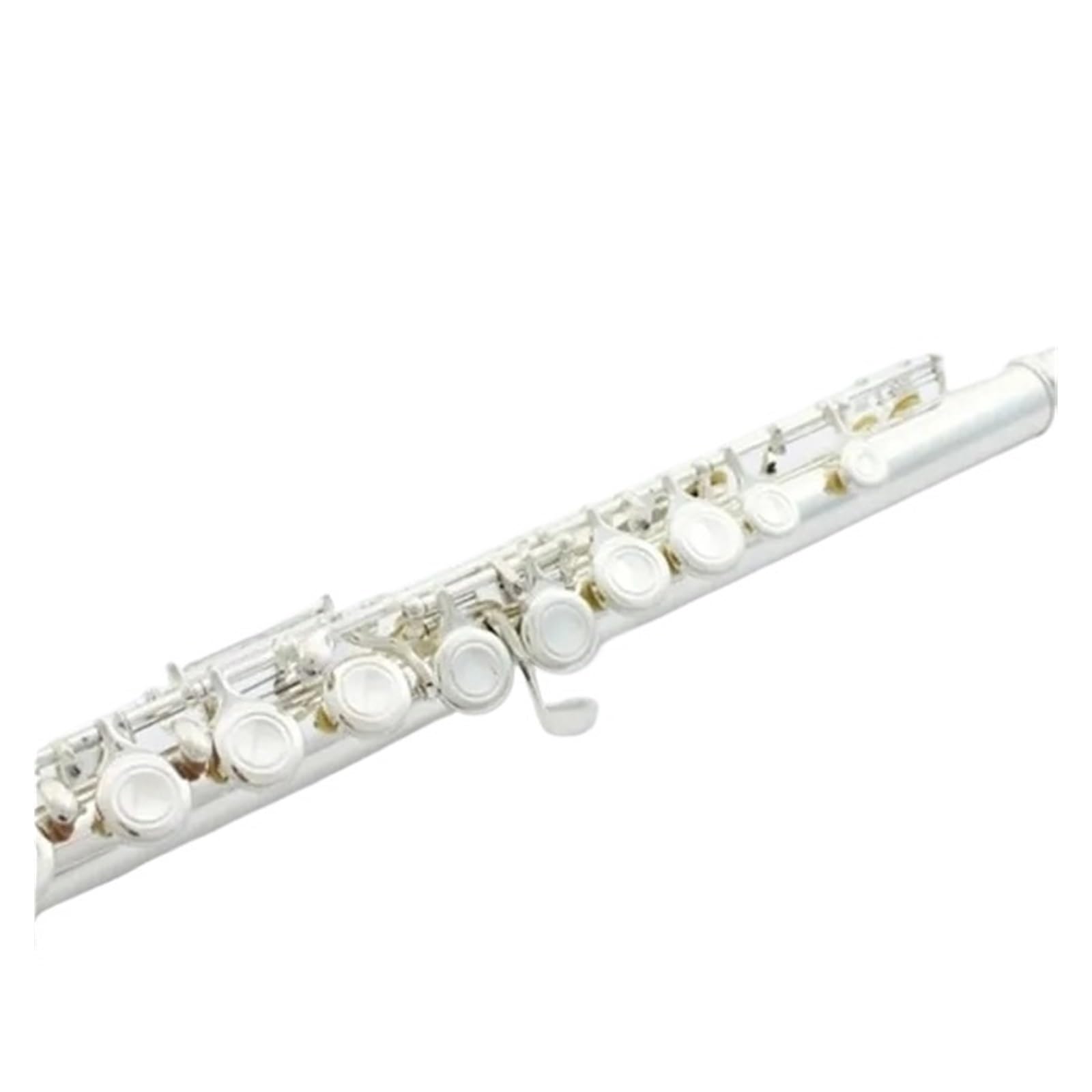 Flauto professionale in cupronichel C chiave 16 fori flauto placcato argento strumenti musicali con custodia e accessori