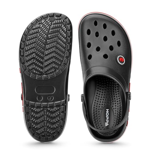 Image of Hoppa Trio Clogs for Men, Extra Soft EVA Moulded Slip-On Clogs | Lightweight, Cushioned, Water-Resistant & Non-Slip | Everyday Casual Footwear