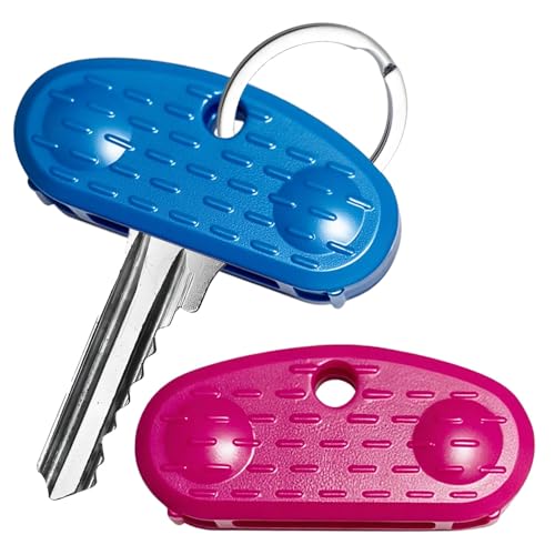Outil pour Tourner les Clés 2 pièces pour l'arthrite et les Personnes Âgées- Rose et bleu pour la maison/le bureau