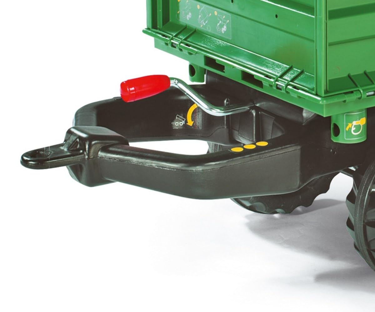 Rolly Toys 122202 - Veicolo a Pedali Mega Trailer Fendt, Verde