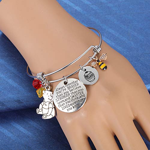 Inspired-by-Classic-Gifts-You-Are-Braver-Than-You-Believe-Bee-Hunny-Pooh-Bear-Charm-Inspirational-Jewelry-for-Women-Girls