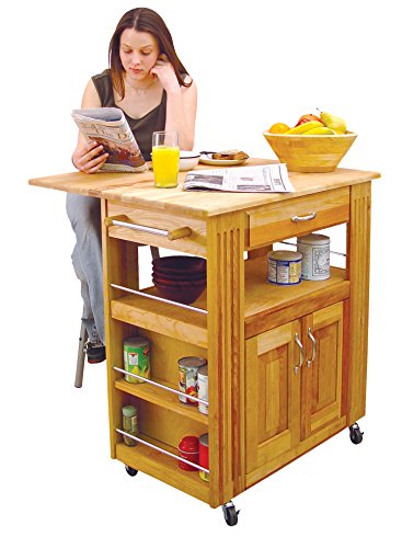 Catskill Craftsmen Heart of The Kitchen Island with Drop Leaf - Thumbnail 4
